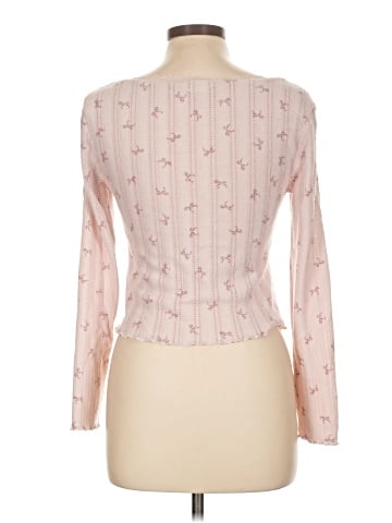 Pink Rose Long Sleeve Top (view 2)