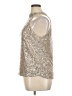 Cable & Gauge Silver Sleeveless Blouse Size XL - photo 5
