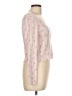 Pink Rose Pink Long Sleeve Top Size L - photo 4