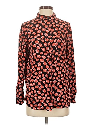 Ganni Long Sleeve Blouse (view 1)