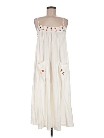 Madewell Fresca Fruit Embroidered Cami Midi Dress (view 1)