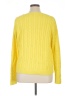 Lands' End 100% Baumwolle Solid Yellow Pullover Sweater Size XL - photo 2