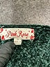 Pink Rose 100% Polyester Green Pullover Sweater Size M - photo 7