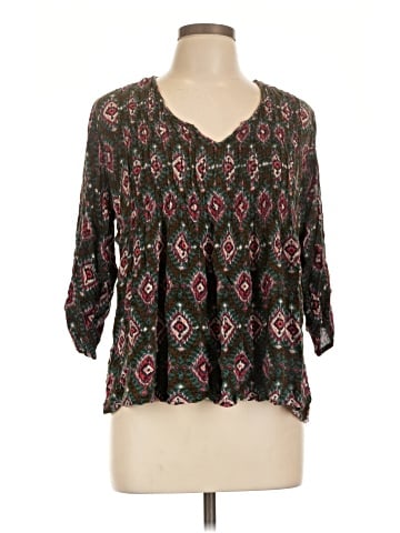 World Market 3/4 Sleeve Blouse (view 1)