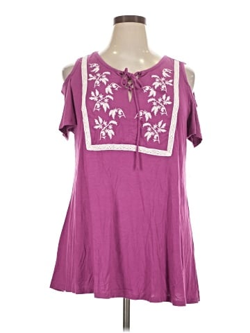 Lane Bryant Short Sleeve Top (view 1)
