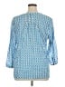 Talbots 100% Cotton Blue Long Sleeve Polo Size XL - photo 2