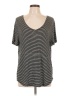 Double Zero Stripes Black Short Sleeve T-Shirt Size L - photo 1
