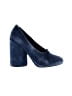Tory Burch 100% Leather Blue Heels Size 7 - photo 1