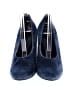 Tory Burch 100% Leather Blue Heels Size 7 - photo 2