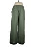 Caslon Solid Green Linen Pants Size XL - photo 2