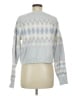 FRYE Argyle Silver Pullover Sweater Size M - photo 2