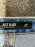 Just Black Blue Jeans Size 27 waist - photo 7