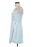 French Connection 100% Polyester Solid Blue Cocktail Dress Size 6 - photo 5