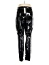 Alice + Olivia Graphic Black Leggings Size 14 - photo 2
