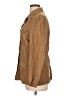 Halston Solid Brown 3/4 Sleeve Button-Down Shirt Size 10 - photo 5
