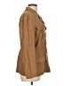 Halston Solid Brown 3/4 Sleeve Button-Down Shirt Size 10 - photo 4