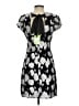 Sam Edelman 100% Nylon Print Gray Casual Dress Size 4 - photo 2