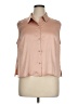 Express 100% Polyester Tan Sleeveless Blouse Size XL - photo 1