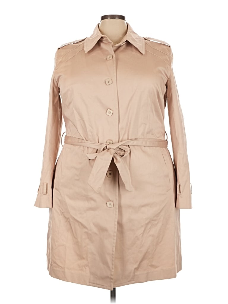 Pre-owned Apostrophe Trenchcoat In Tan
