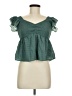 Thirty/Thirty Green Short Sleeve Top Size M - photo 1