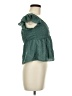 Thirty/Thirty Green Short Sleeve Top Size M - photo 4