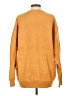 Listicle Hearts Orange Gold Pullover Sweater Size S - photo 2
