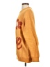 Listicle Hearts Orange Gold Pullover Sweater Size S - photo 5