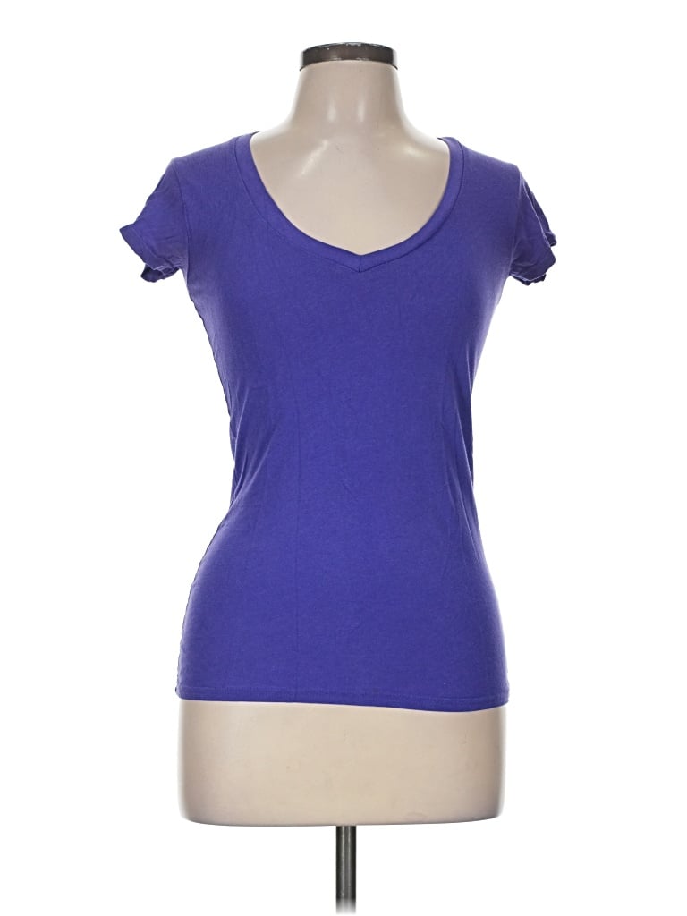 Pre-owned Wet Seal Short Sleeve T-shirt In Purple