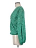 Sienna Sky 100% Polyester Green Long Sleeve Blouse Size M - photo 5
