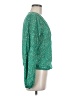 Sienna Sky 100% Polyester Green Long Sleeve Blouse Size M - photo 4