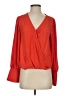 Halogen 100% Polyester Red Long Sleeve Blouse Size XS - photo 1