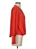 Halogen 100% Polyester Red Long Sleeve Blouse Size XS - photo 4