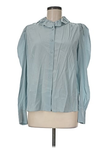 Antonio Melani Long Sleeve Silk Top (view 1)
