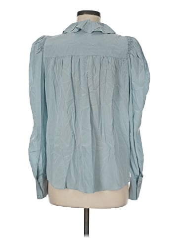 Antonio Melani Long Sleeve Silk Top (view 2)