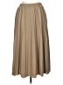 Unbranded 100% Polyester Solid Tan Formal Skirt Size L - photo 1