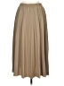 Unbranded 100% Polyester Solid Tan Formal Skirt Size L - photo 2