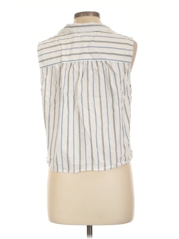 Banana Republic Factory Store Sleeveless Button-Down Shirt (view 2)