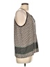 Collective Concepts 100% Polyester Tan Sleeveless Blouse Size L - photo 4