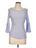 Crescent Blue 3/4 Sleeve Top Size L - photo 1