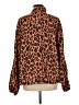 Fabletics 100% Nylon Animal Print Brown Jacket Size M - photo 2