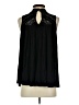 Deletta Black Sleeveless Blouse Size S - photo 2