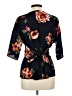 West Kei Black Short Sleeve Blouse Size L - photo 2
