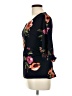 West Kei Black Short Sleeve Blouse Size L - photo 5