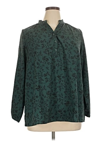 Roaman's Long Sleeve Blouse (view 1)