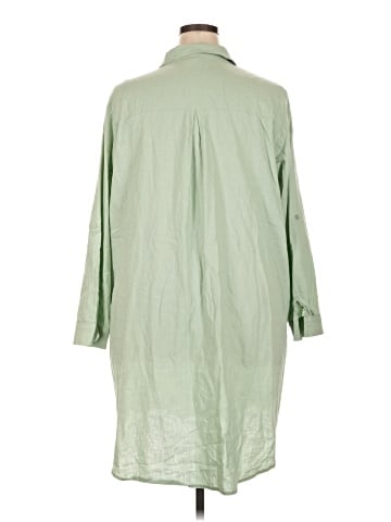 Ulla Popken 3/4 Sleeve Button-Down Shirt (view 2)