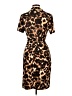 En Focus Studio Animal Print Brown Casual Dress Size 12 - photo 2