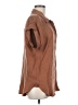 Lovestitch Brown Short Sleeve Blouse Size M - photo 4