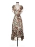 Drew 100% Polyester Paisley Brown Cocktail Dress Size XS - photo 1