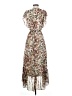 Drew 100% Polyester Paisley Brown Cocktail Dress Size XS - photo 2