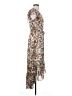 Drew 100% Polyester Paisley Brown Cocktail Dress Size XS - photo 4